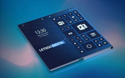Un stmartphone pliable sous Windows