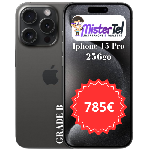 Iphone 15 PRO 256go NOIR/B